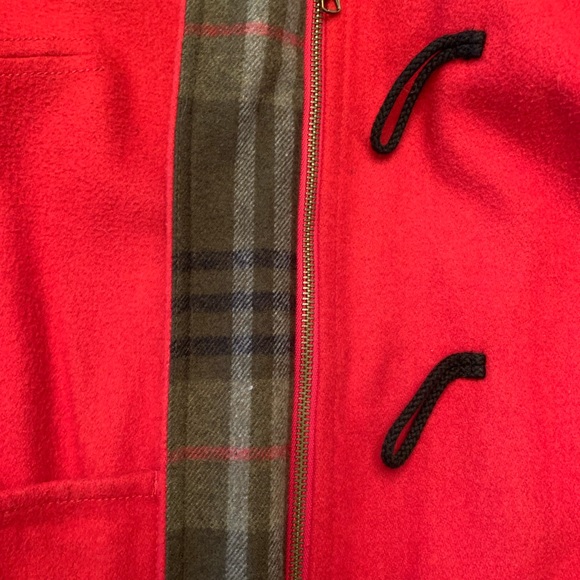 Old Navy Red Pea Coat X Large - Picture 4 of 8